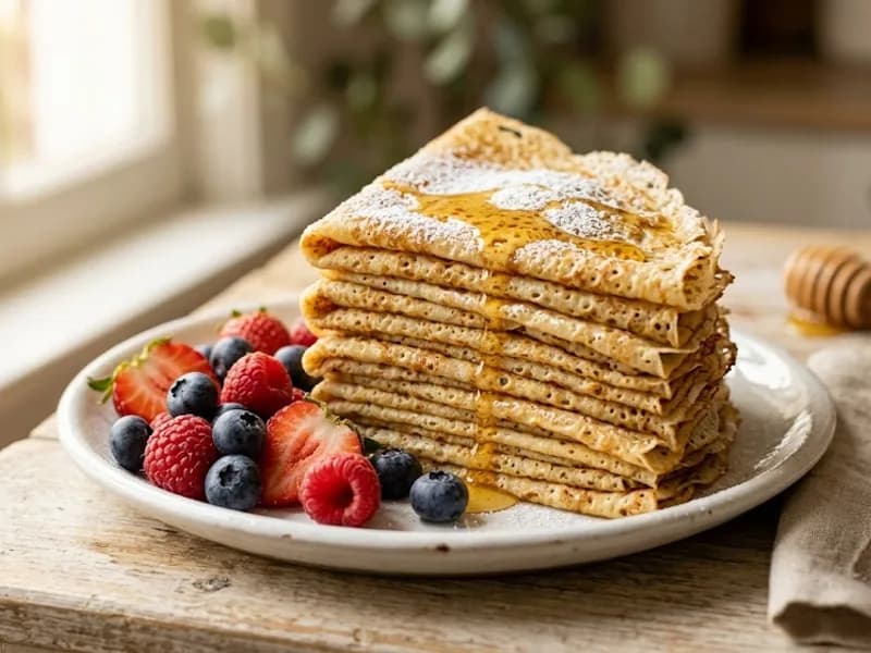 Блинчики на кефире